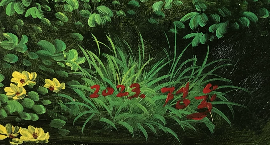 "Deer in the Enchanted Forest" – Original 1.6M Large-Scale Oil Painting by Master Zheng Yu G2505