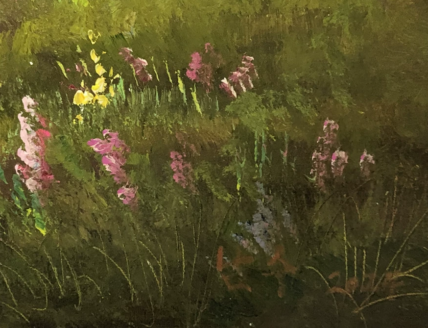 "Golden Morning Light" – Original Impressionist Realistic Oil Painting by Master Nam Su 15391
