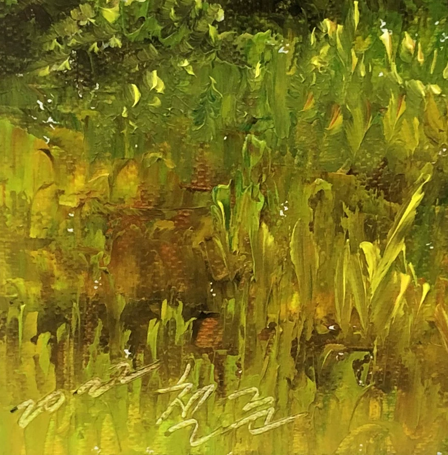 "Serenity by the Lake" - Original Fine Art Autumn Landscape Oil Painting by First-Class Artist Kim Chul-jun | 53x38cm Hand-Painted Premium Canvas Masterpiece 11414