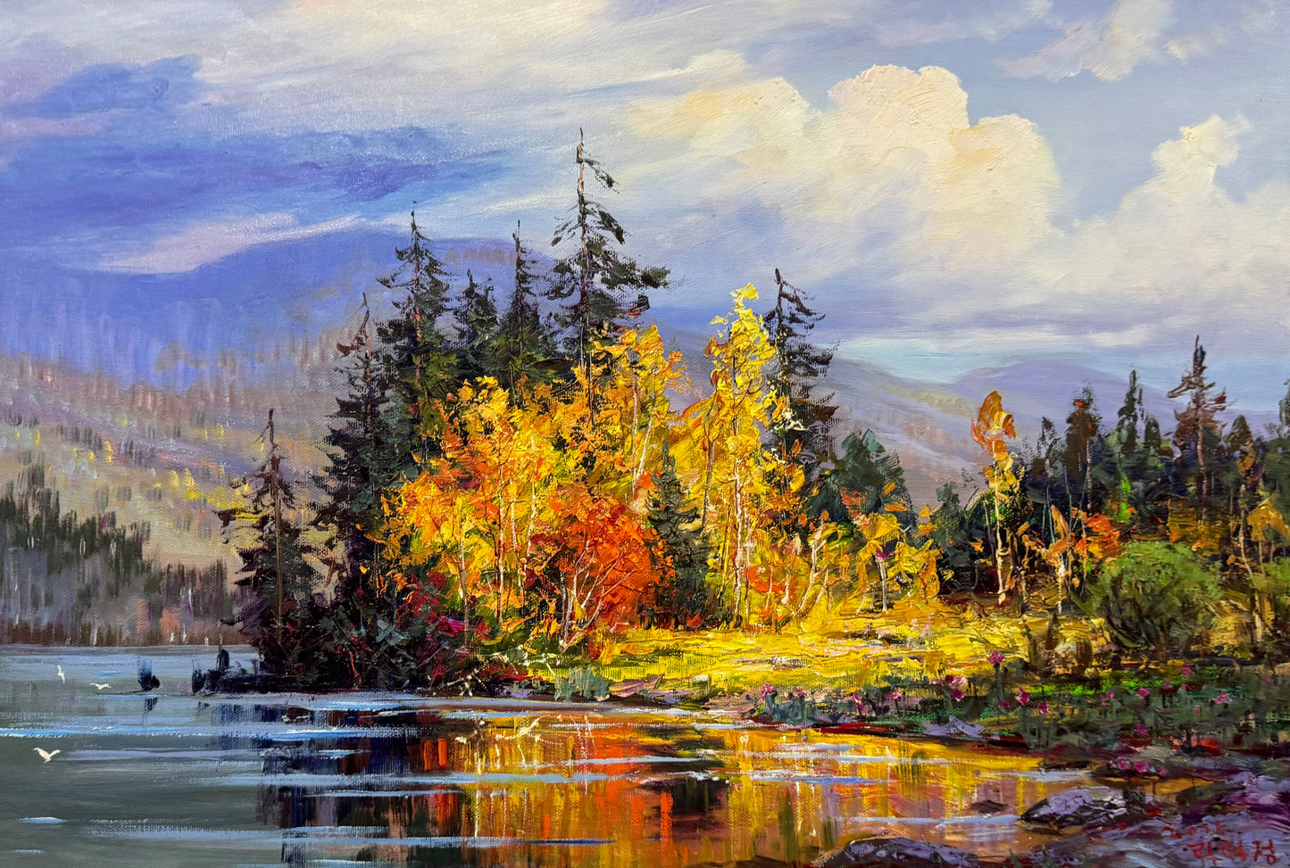 Golden Autumn Oil Painting “Golden Autumn” 19030