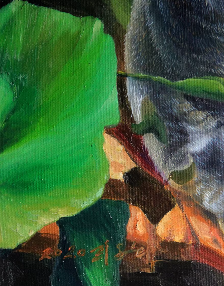 Original Oil Painting – Koala | Hand-Painted Hyper-Realist Wildlife Art by Ri Ok Hui 6484