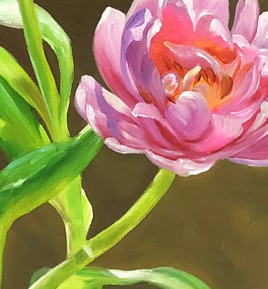 Tulips Floral Oil Painting by Kim Eun Shim 9000