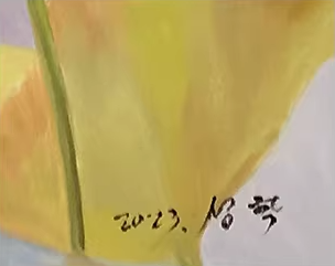 Original Oil Painting "Lotus Fairy" by First-Class Painter Yoon Sung Hak – Collectible Hand-Painted Hyper-Realist Portrait Art G2685