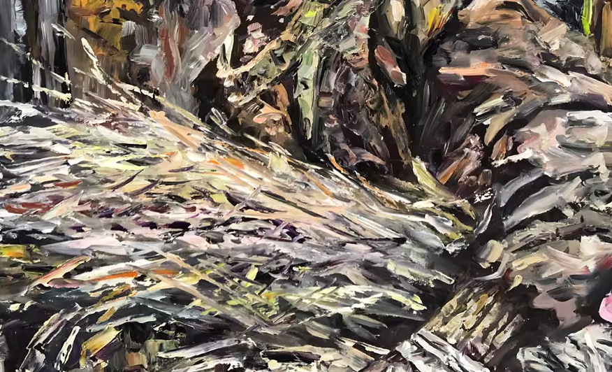 Original Oil Painting – The Elder | Hand‑Painted Impressionist Portrait Art by Choi Tae Yong G2269
