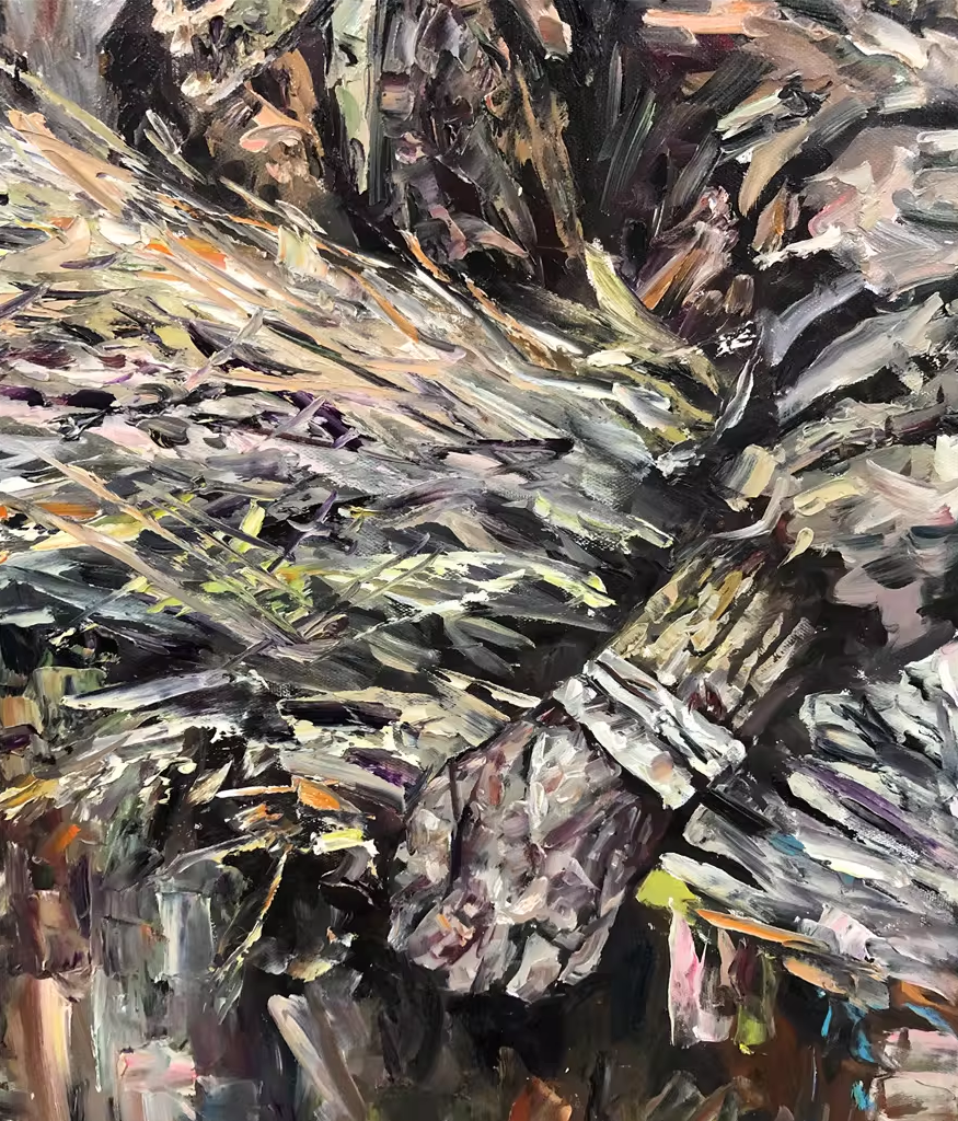 Original Oil Painting – The Elder | Hand‑Painted Impressionist Portrait Art by Choi Tae Yong G2269