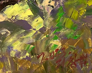 "Whispers of the Deep Forest" – Original Forest and Stream Oil Painting by Master Li Changfan 15558