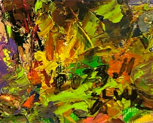 "Golden Afternoon in the Park" – Original Impressionist Oil Painting by Master Li Changfan 15580