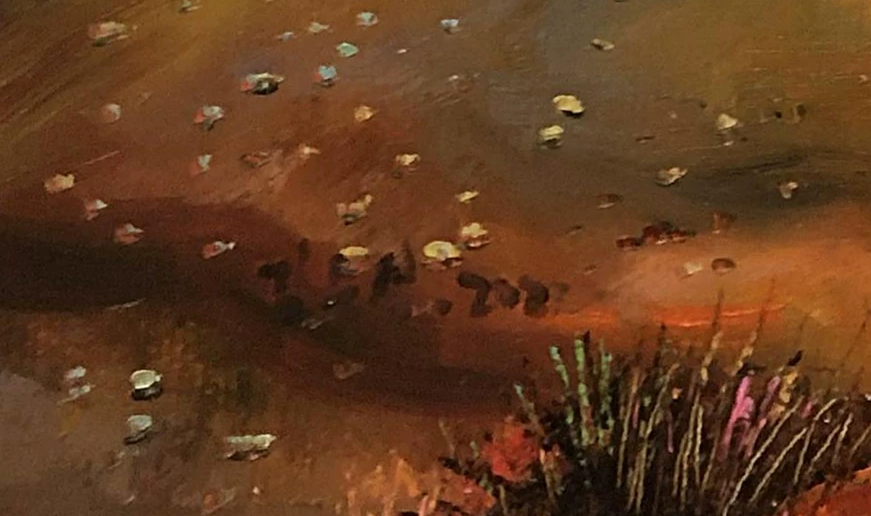 "Glorious Sunrise Over Emerald Waves" - Original Radiant Seascape Oil Painting by First-Class Artist Jin Enxin | 53x37cm Hand-Painted Textured Fine Art Canvas (The Rising Sun) 10309