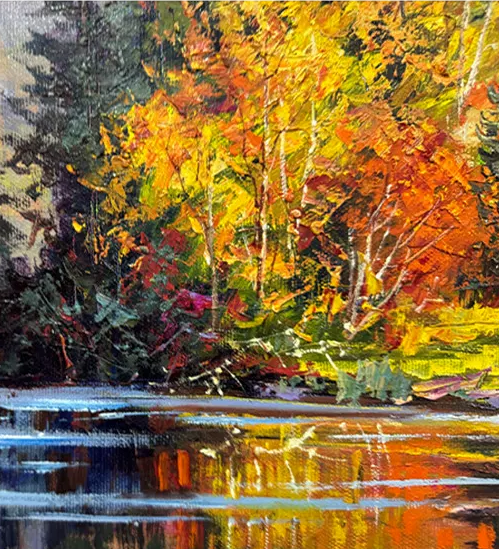 Golden Autumn Oil Painting “Golden Autumn” 19030