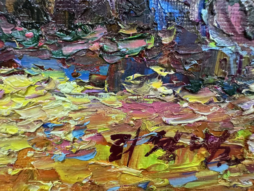 Warm Autumn Forest Oil Painting by Li Changfan 19787