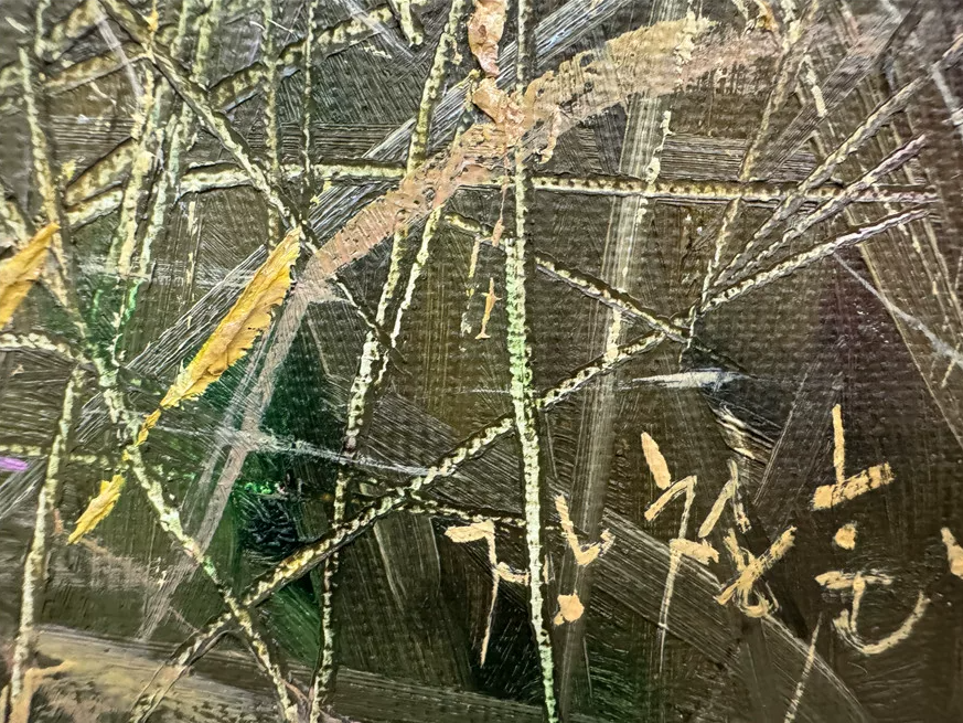 Original Labrador Retriever Oil Painting by Zhang Zhexun 19888